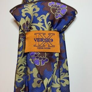 Paisley Necktie & Handkerchief